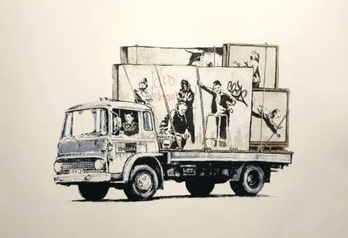 Gonefellow 'Banksy Truck' Rip Off Print Release Details