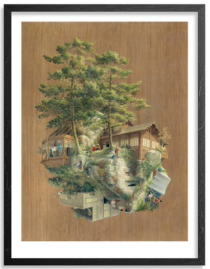 Cinta Vidal 'Japanese Rock' Print Available