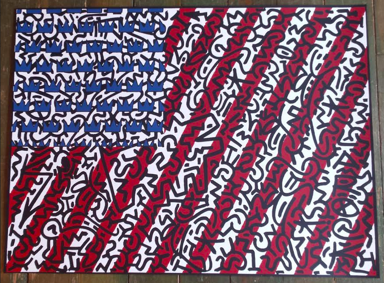 Armando Chainsawhands 'American Flag' Print Available