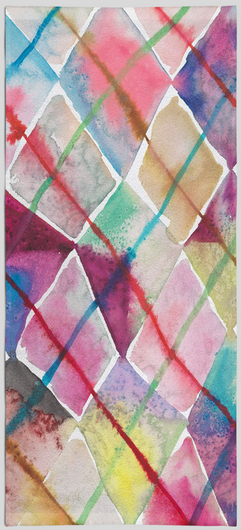 David Choe 'Watercolor Argyle' Beach Towel Available