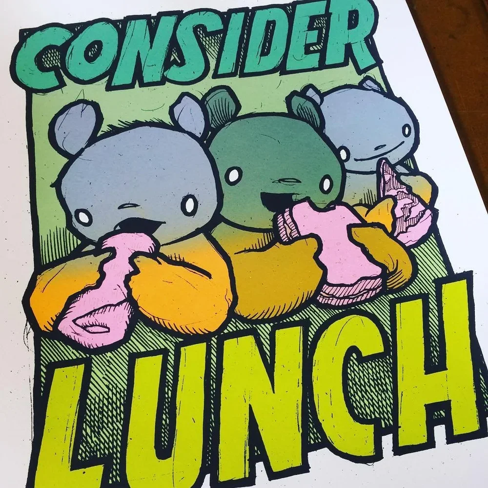 Jay Ryan 'Consider Lunch' Print Release Details