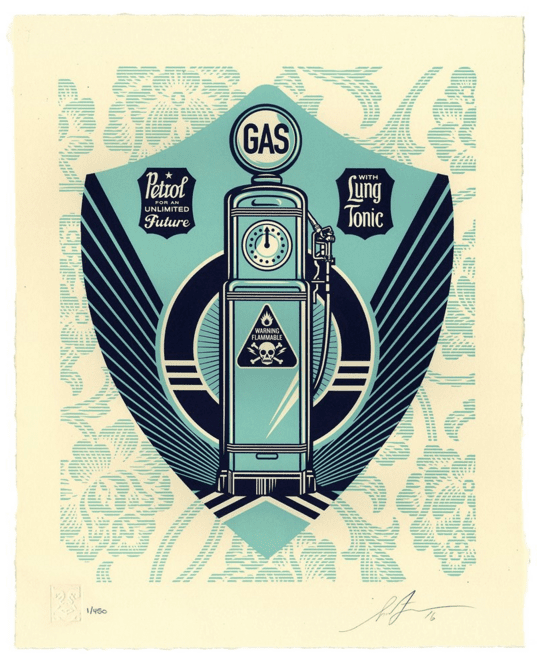 Obey 'Endless Power' Letter Press Print Available