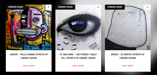 GraffitiStreet 'Streets Of London' Charity Auction Details