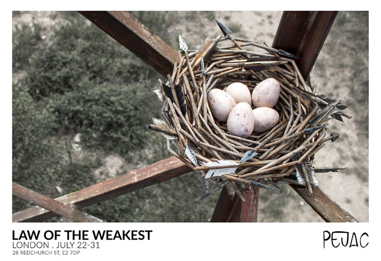 Pejac 'Law Of The Weakest' London, UK Show Announcement