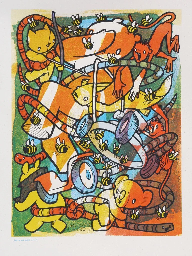 Jay Ryan 'I Love You With Bees' Print Available