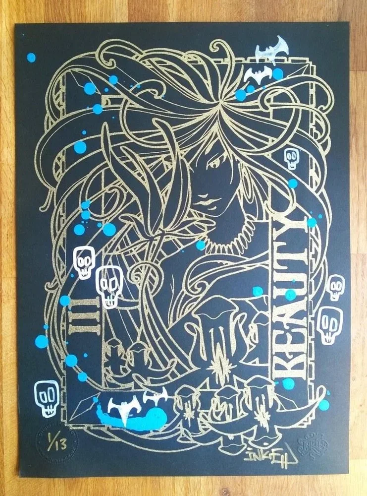 Inkie 'Beauty And The Beast' Print Available