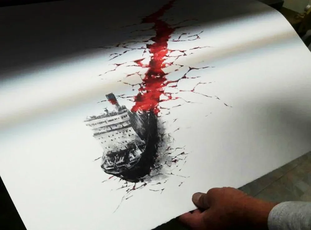 Pejac 'Ice Breaker' Upcoming Print SNEAK PEEK