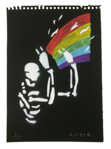 Anthony Lister 'Rock N Bones' AUTOLUX Inspired Print Available