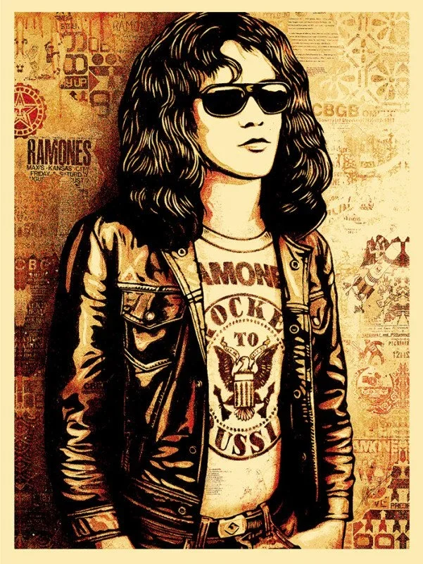Obey 'Joey Ramone' Red or Gold Print Release Details