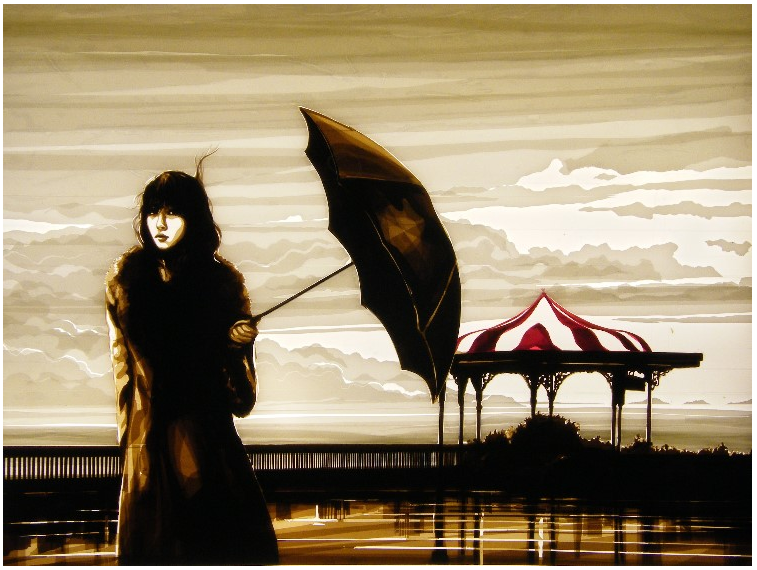 Max Zorn 'Ivory Sky' PACKING TAPE Art Available