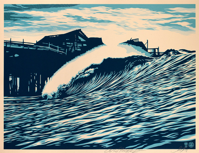 Shepard Fairey + C.R. Stecyk 'P.O.P Wave' Prints Release Details