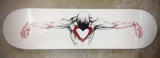 Derek Hess 'Burned Out' Skateboard Available