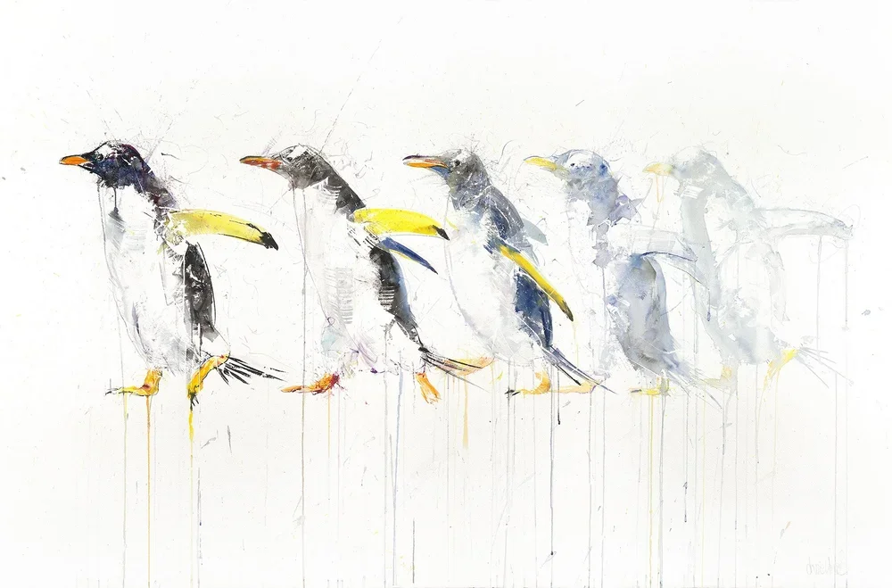 Dave White 'Penguin' Print Available