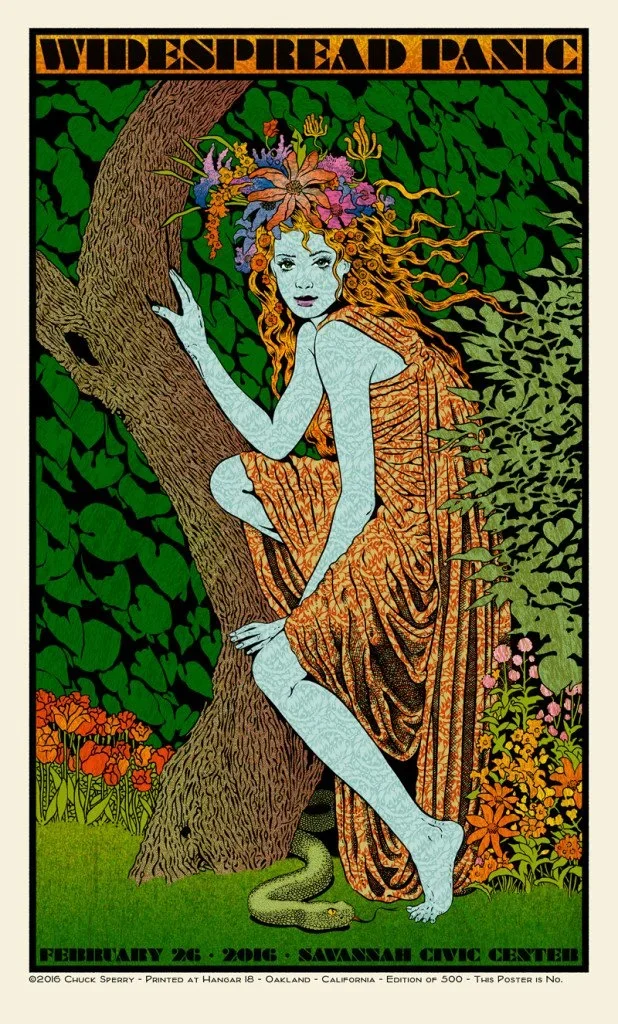 Chuck Sperry 'Widespread Panic' Savannah Georgia Print Release Details