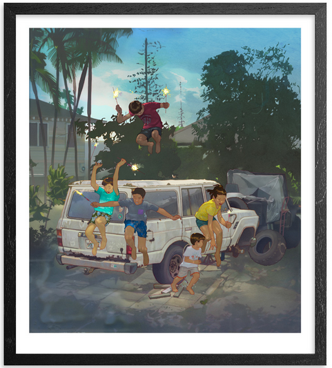 Edwin Ushiro 'A Ghost Is Also A Well Forgotten Face' Print Available