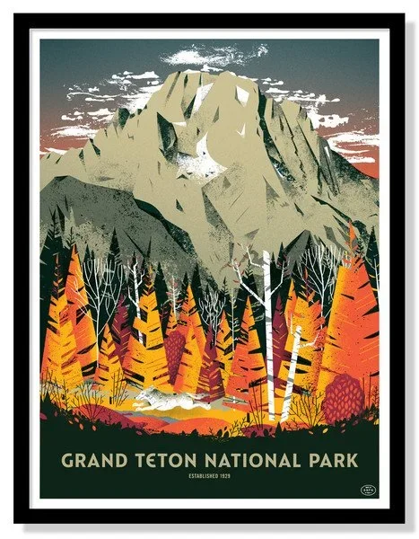 Eric Nyffeler 'Grand Teton' 59Parks Print Available