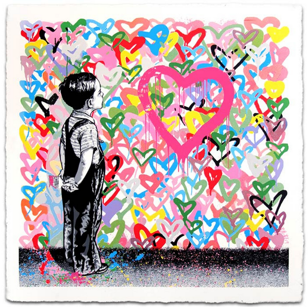 Mr Brainwash 'With All My Love' Print Release Details