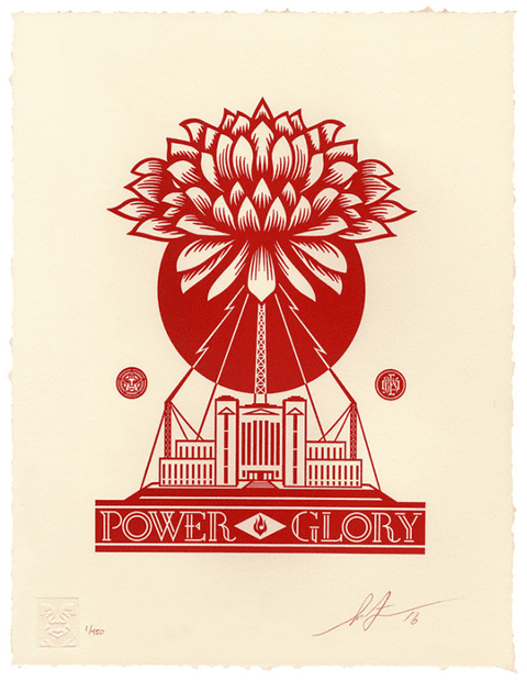 Obey 'Power and Glory' Letterpress Print Release Details