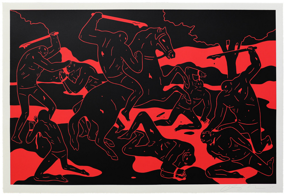 Cleon Peterson 'River Of Blood' Print Available
