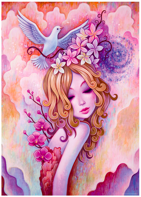 Jeremiah Ketner 'Dreaming Spirals' Jigsaw Puzzle Available