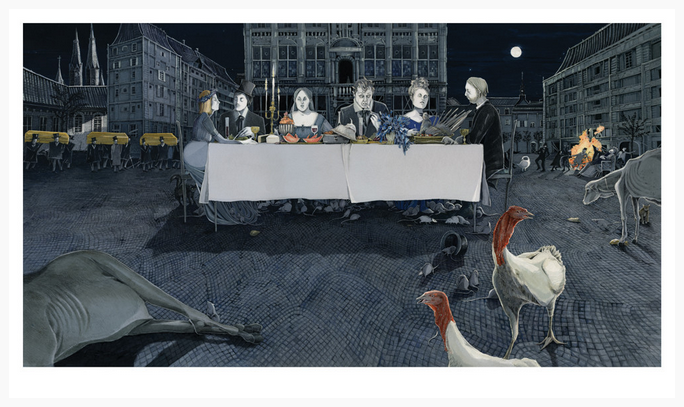 Jessica Seamans 'Opfer Der Pest' Print Available