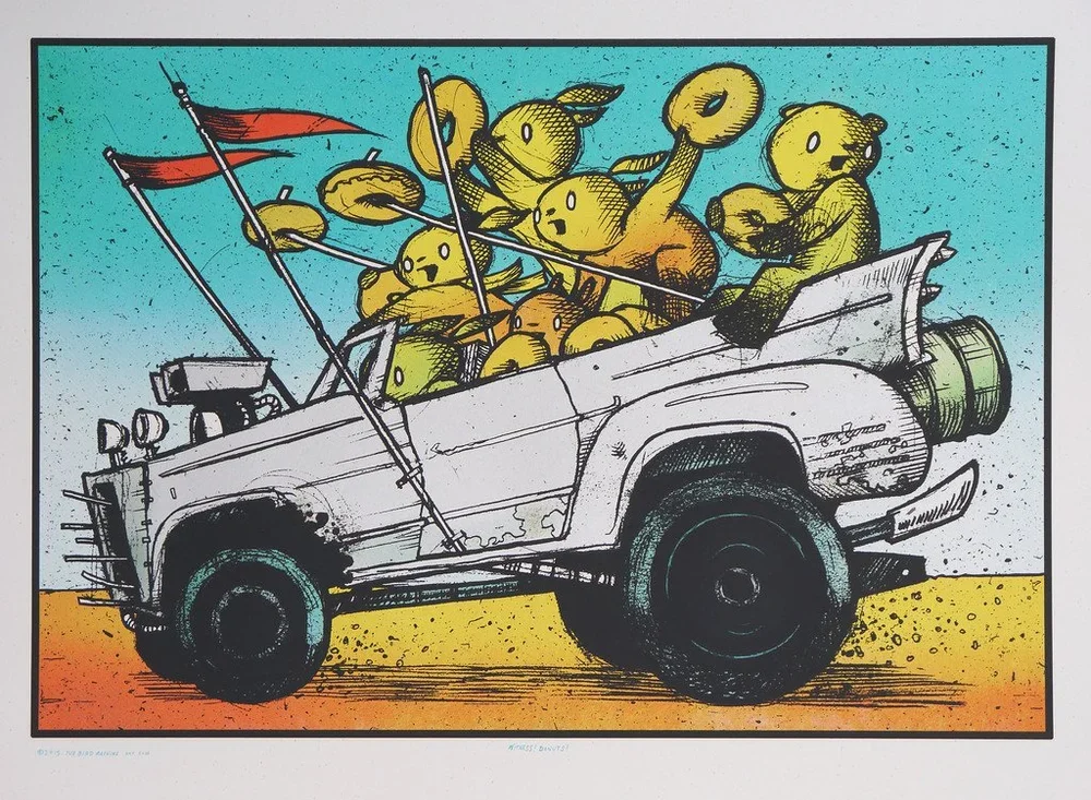 Jay Ryan 'Witness Donuts' Print Available