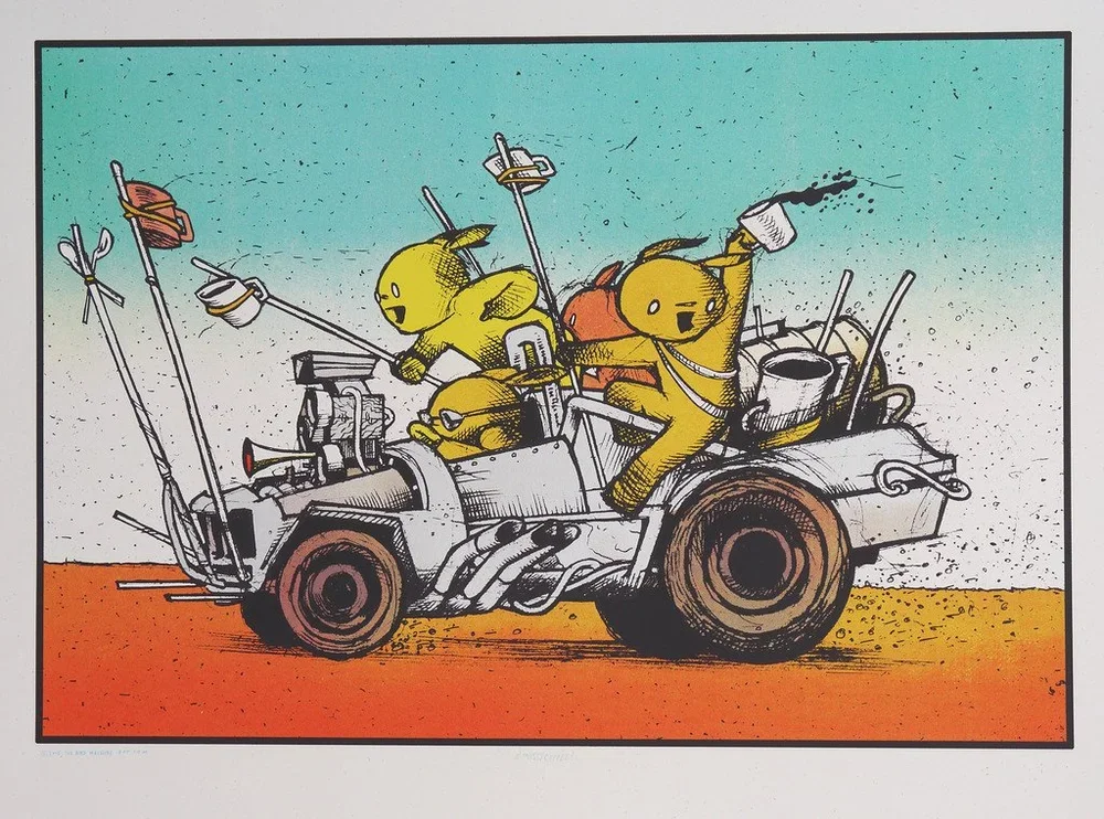 Jay Ryan 'Witness Coffee' Print Available