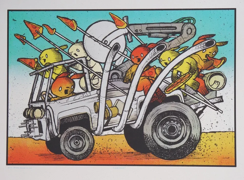 Jay Ryan 'Witness Pizza' Print Available