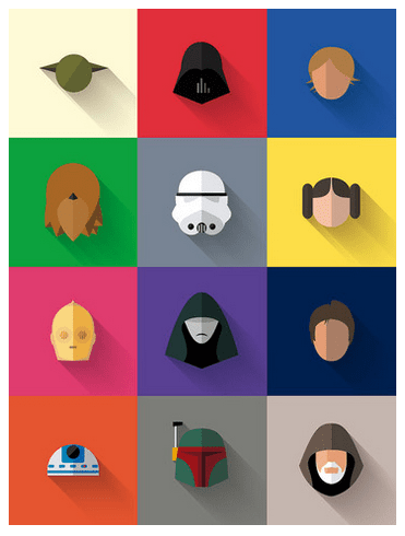 Filipe De Carvalho 'Design Icons' STAR WARS Print Available