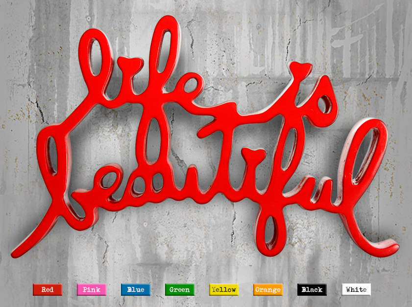 Mr Brainwash 'Life Is Beautiful' Sculptures Available
