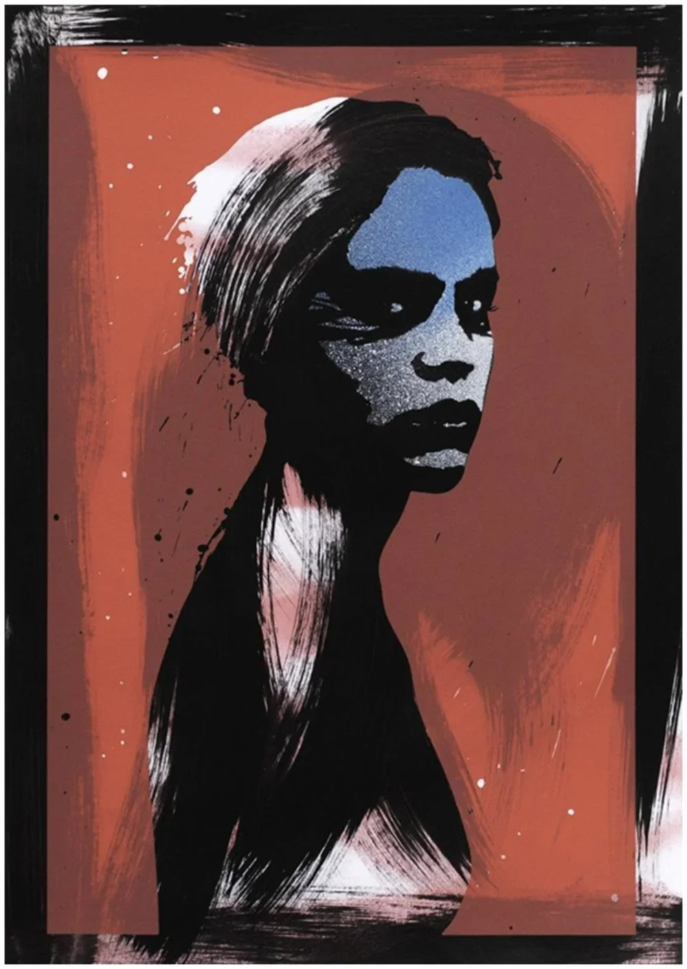 Eelus 'She Is Beyond Good And Evil' Red or Green Prints Available