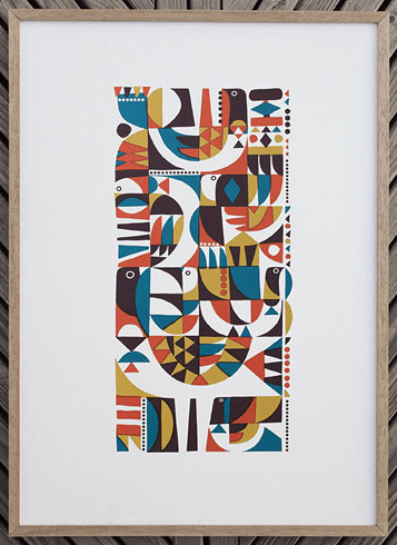 Sanna Annukka 'Lintuparvi' Print Available