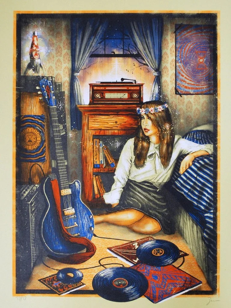 Zeb Love 'Electric Funeral' Print Release Details