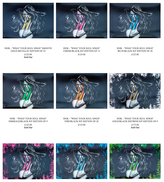 SNIK 'What Your Soul Sings' Prints Available