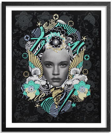 Prefab77 'Lady Of Rage' Black Print Available