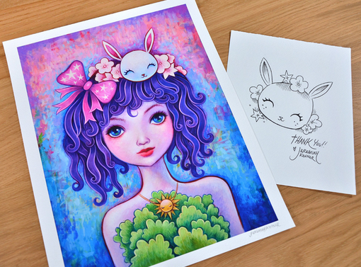 Jeremiah Ketner 'Ivy Curls' Prints Available + Bonus