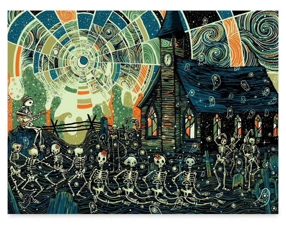 James R. Eads 'The Skully Mambo II' Print Available