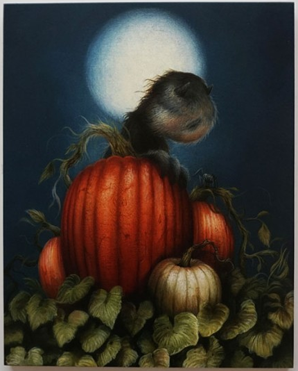 Dan May 'Quiet Company' Wood Print Available