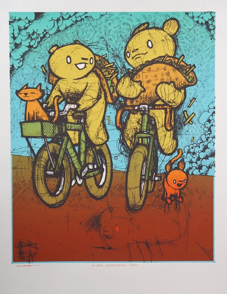 Jay Ryan 'No More Disagreements Today' Print Available