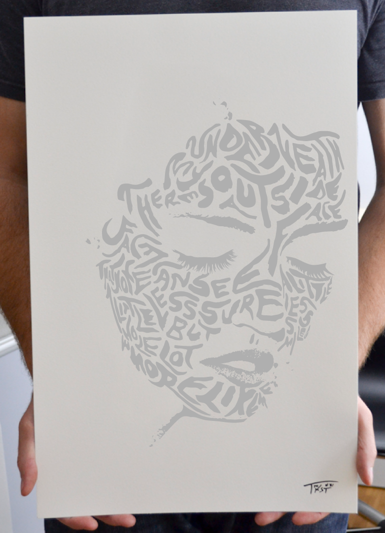 Tekst 'Like Me' Print Available