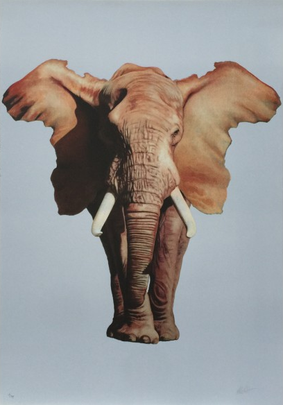 Ron English 'African Elephant' Print Available