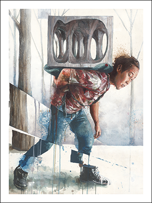 Fintan Magee 'Moving The Forgotten Movement' Print Available