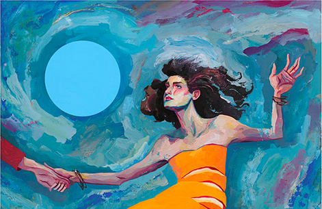 Rich Pellegrino 'Under A Blue Moon' Print Available