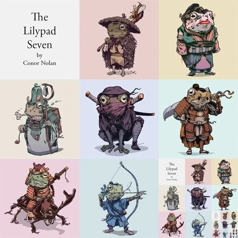 Conor Nolan 'The Lilypad Seven' Print Set Available