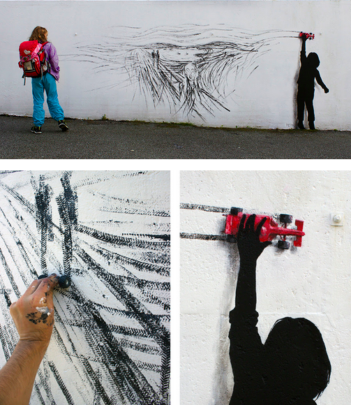 Awesome Pejac 'Edvard Munch' Mural In Stavanger Norway