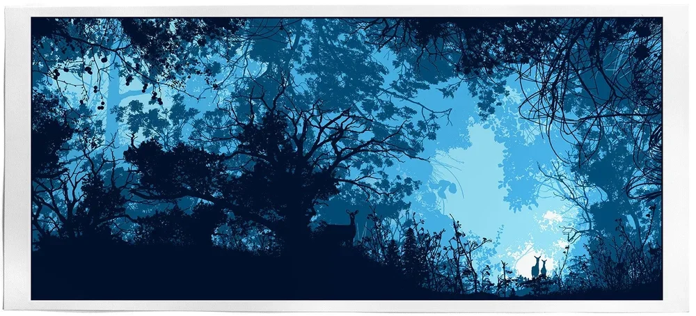 Chris Keegan 'Gap In The Forest' Print Available
