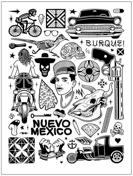 Mike Giant 'Nuevo Mexico' Prints Available