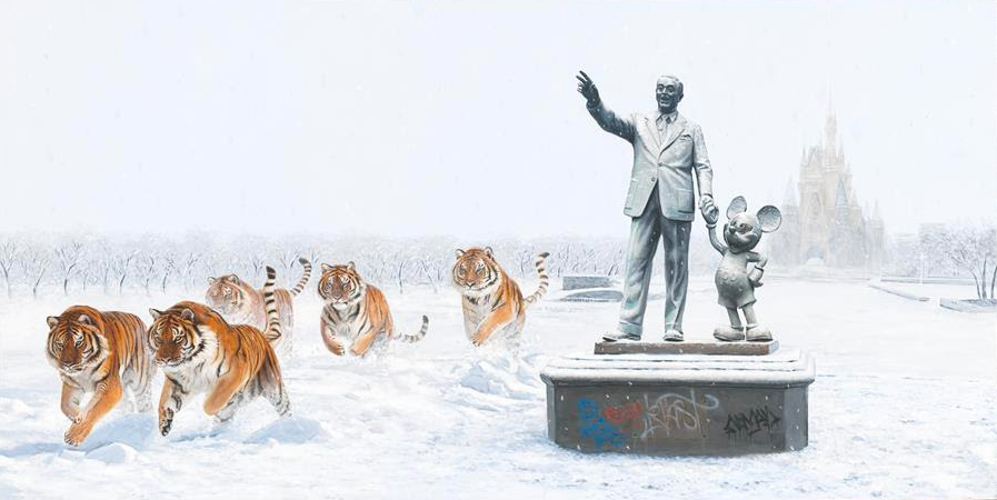 Josh Keyes 'A Whole New World' Print Release Details