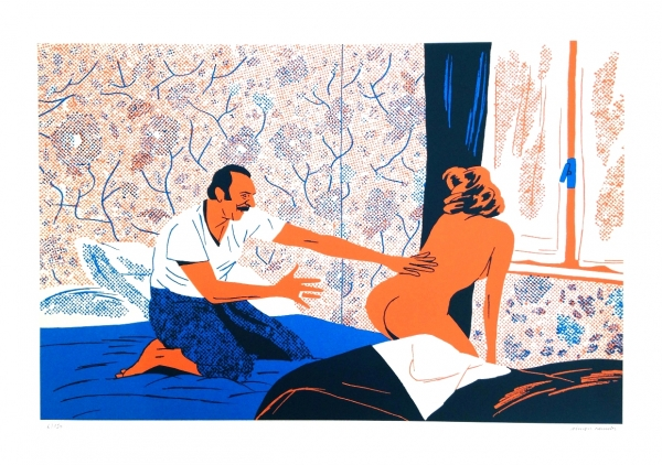 Simon Roussin 'Les Galettes De Pont-Aven' Print Available