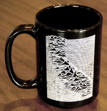 Tectonics 'Earthquake' Black Mug Available